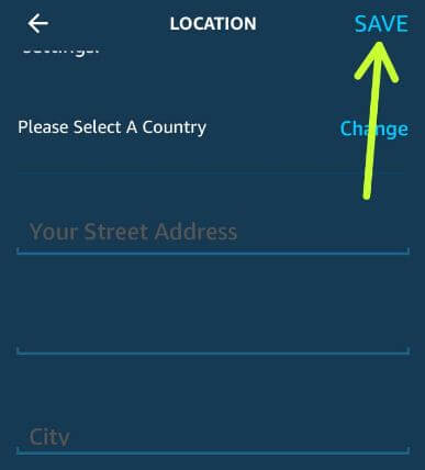 एलेक्सा ऐप पर एलेक्सा डिवाइस की लोकेशन कैसे बदलें