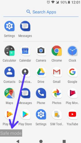 Android Oreo 8.0 पर सुरक्षित मोड सक्षम करें