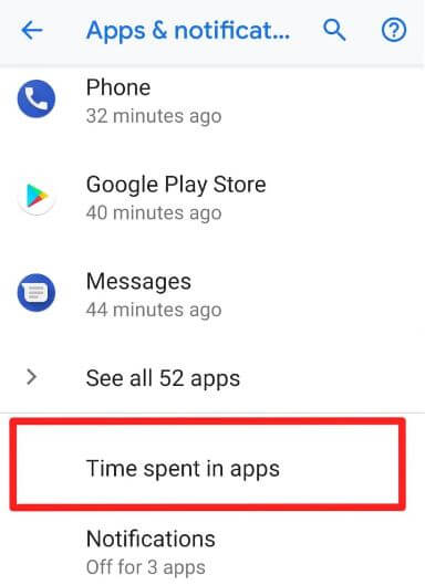 Android 9 पाई में आपने कितना समय बिताया