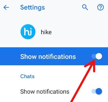 एंड्रॉइड 9 पाई उपकरणों पर ऐप सूचनाएं अक्षम करें