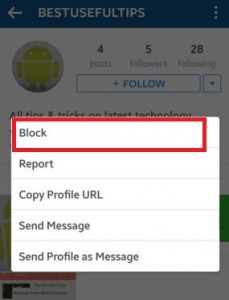 इंस्टाग्राम एंड्रॉइड फोन पर किसी को कैसे ब्लॉक करें