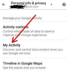 एंड्रॉइड Oreo पर मेरा Google खोज इतिहास कैसे हटाएं