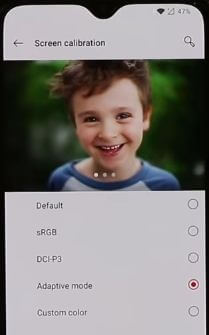 OnePlus 6T में स्क्रीन कैलिब्रेशन कैसे बदलें